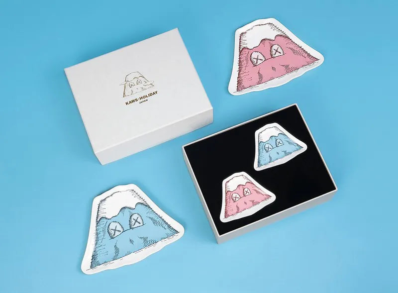 KAWS "HOLIDAY:JAPAN" Mt. Fuji Ceramic Plate Set (Set of 4)