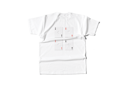 松枝悠希 "Playing Cards Parl" T-shirt 短恤落肩T恤