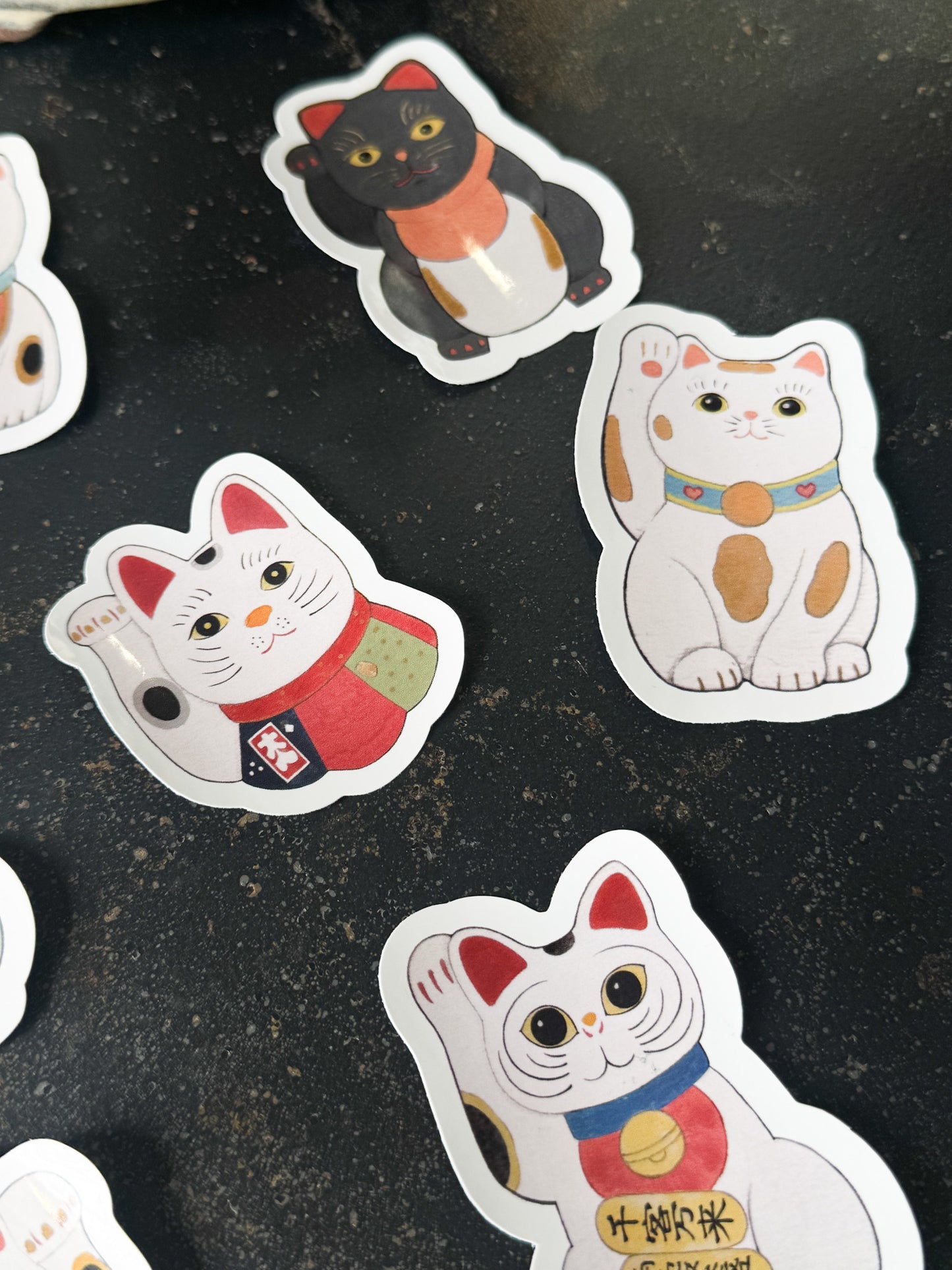永島千裕 Chihiro Nagashima |招財貓貼紙組 Maneki-neko Sticker Pack