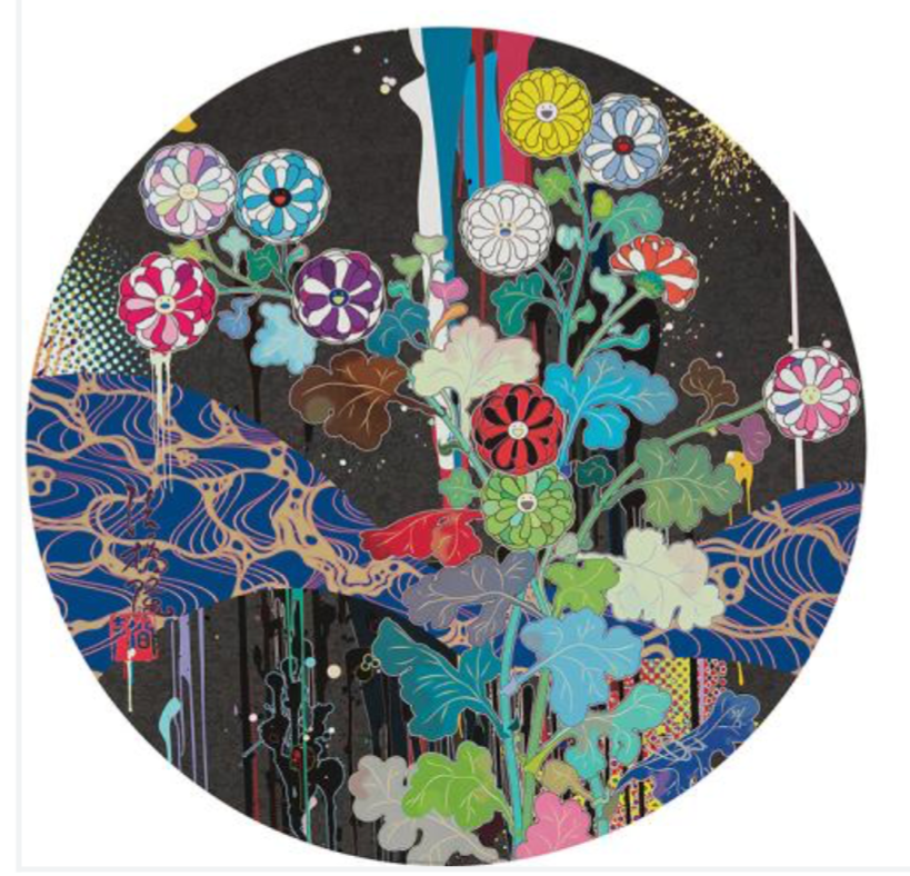 Takashi Murakami -Korin: Stellar River in the Heavens 2015