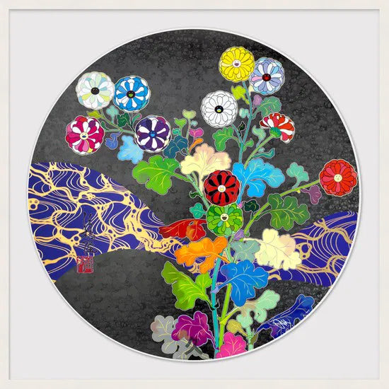 Takashi Murakami -Kansei: Whildflowers Glowing in the Night 2014