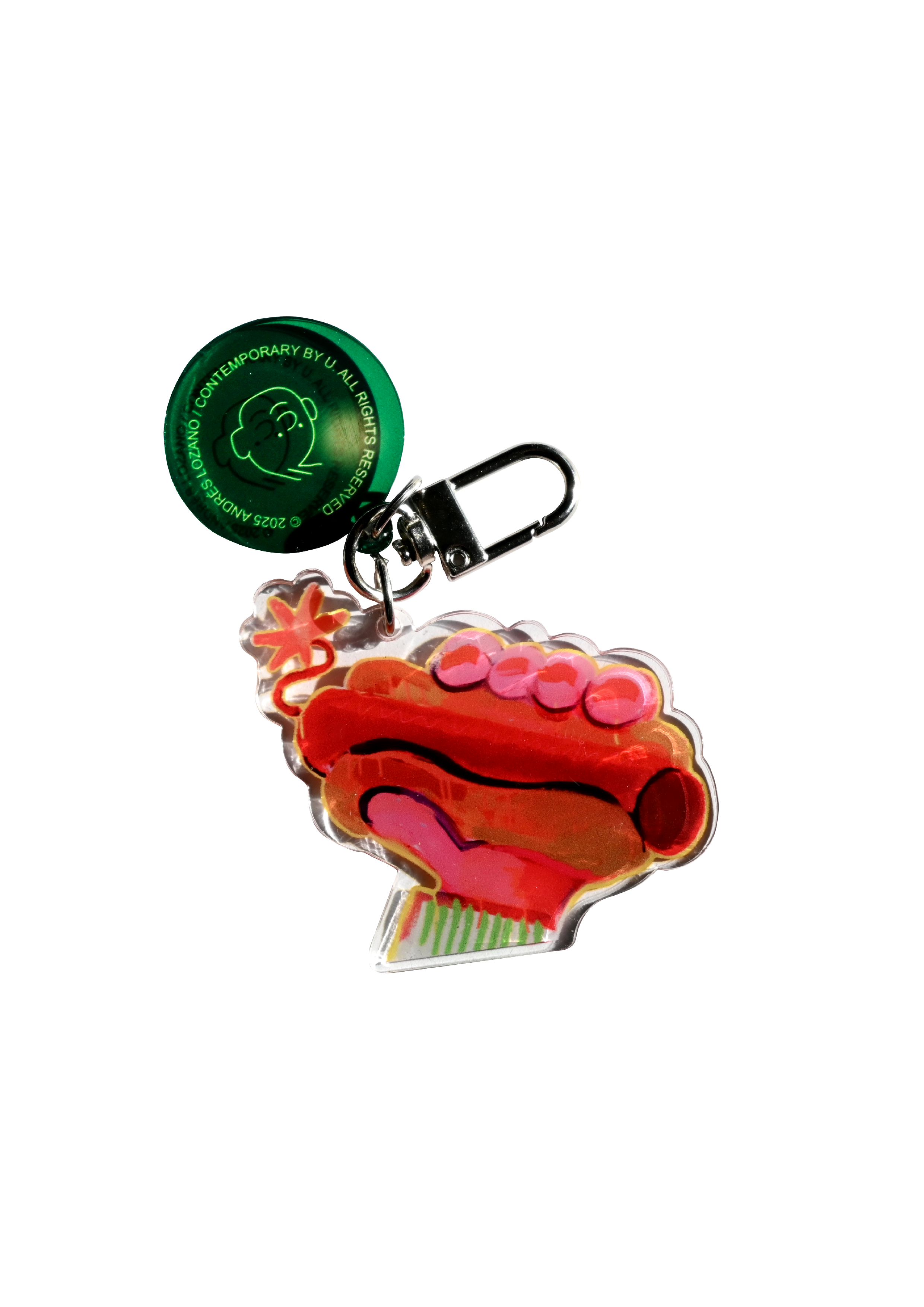 Andrés Lozano Acrylic Keychain "Hot Dog" 安德烈斯·洛薩諾畫作『熱狗』壓克力鑰匙圈