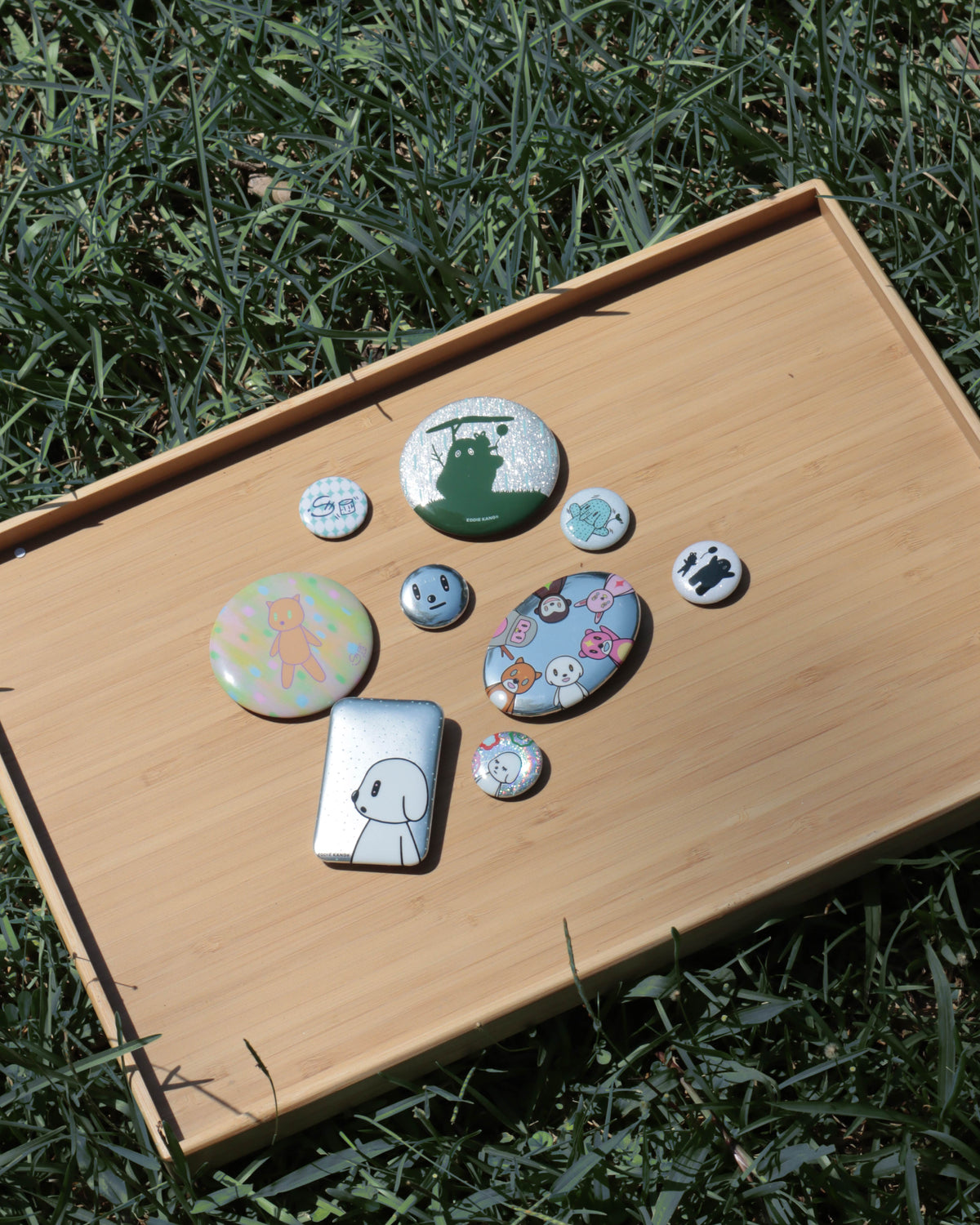 Eddie Kang｜【扭蛋限定】隨機別針 3 入組（共四組）Gachapon Pins Set (4 Styles, 3-Piece Random Set)