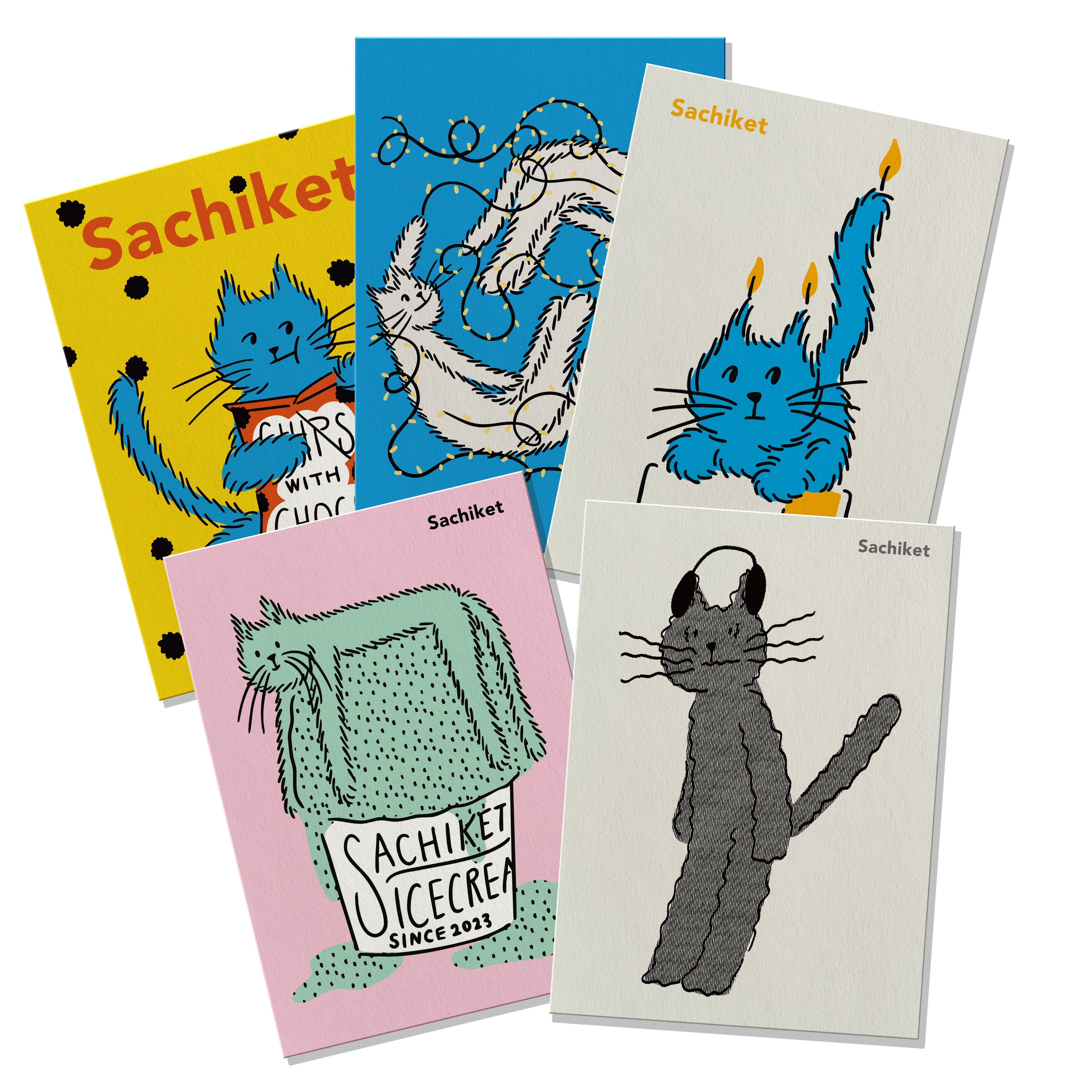 （預購）韓國 Sachiket 展覽限定 明信片｜Sachiket Postcards(5 styles)
