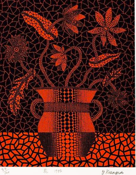 Yayoi Kusama 草間彌生｜Flowers (Kusama 181)《花朵 (草間181) 》