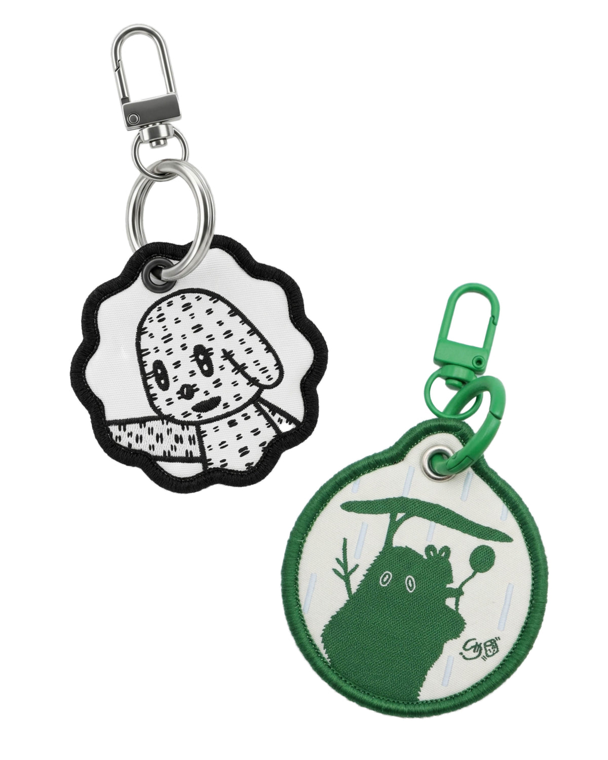 Eddie Kang｜隨機刺繡鑰匙圈（共五款）Double-Sided Embroidered Keychain (5 styles)