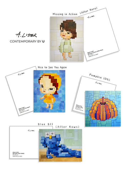 Adam Lister - 展覽明信片
