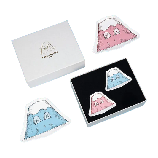 KAWS "HOLIDAY:JAPAN" Mt. Fuji Ceramic Plate Set (Set of 4)