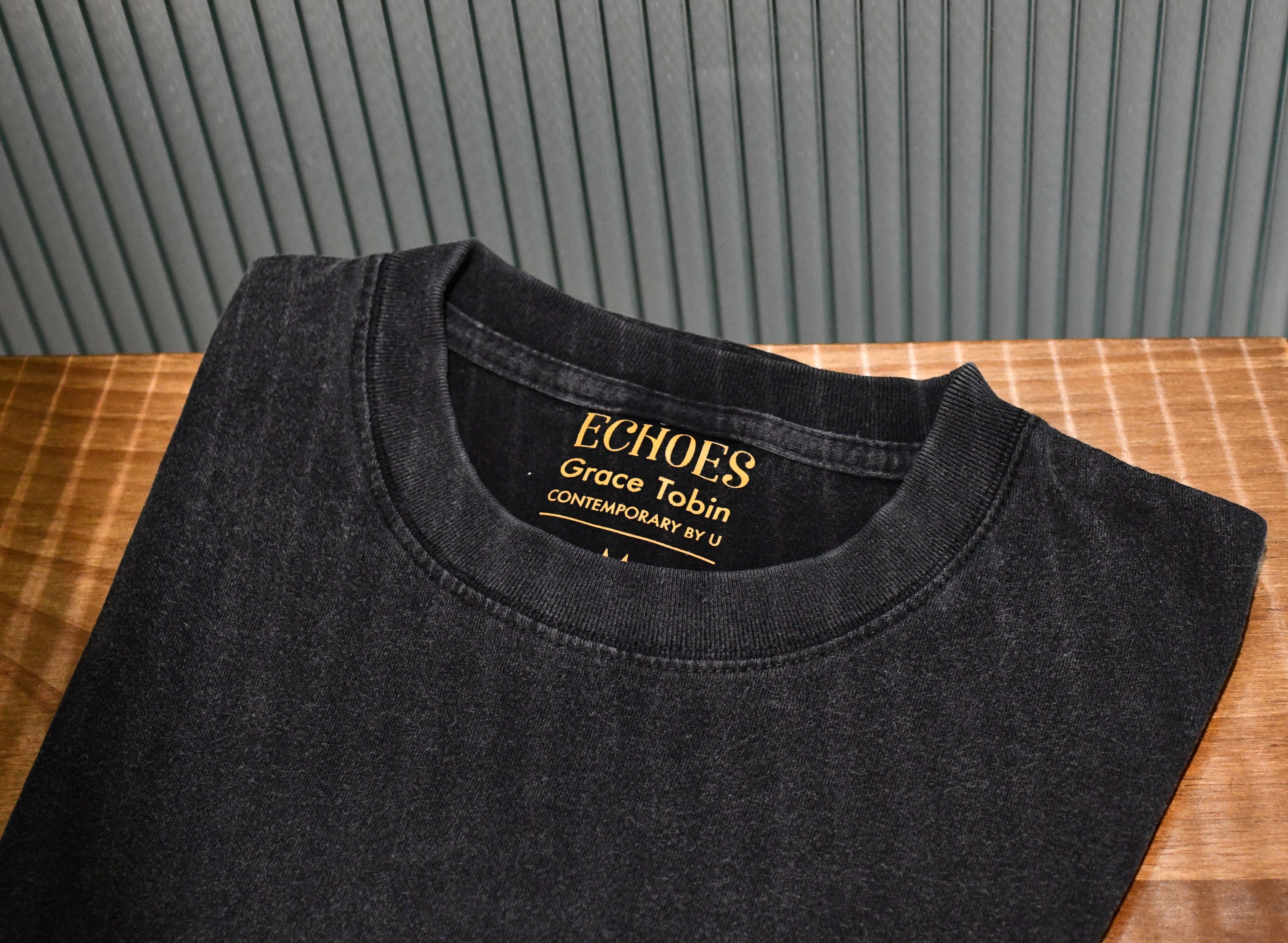 Grace Tobin 葛蕾絲・托賓｜"In Succession"限量水洗深灰短袖