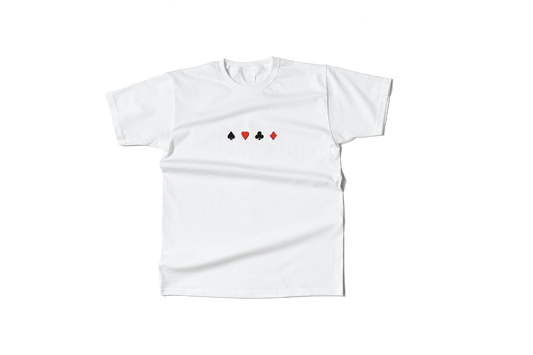 松枝悠希 "Playing Cards Parl" T-shirt 短恤落肩T恤