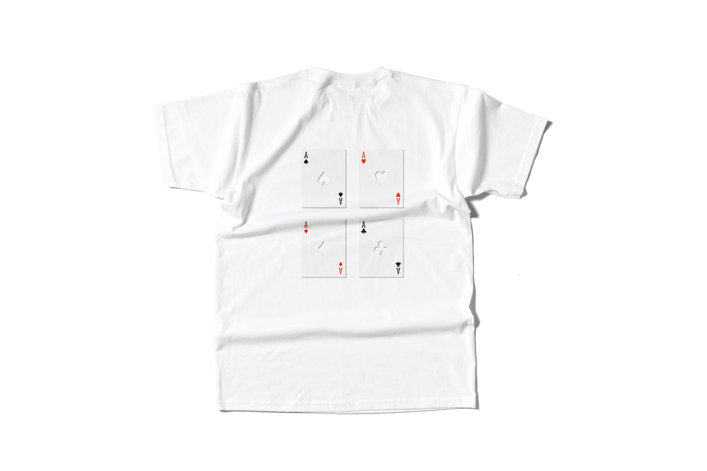 松枝悠希 "Playing Cards Parl" T-shirt 短恤落肩T恤