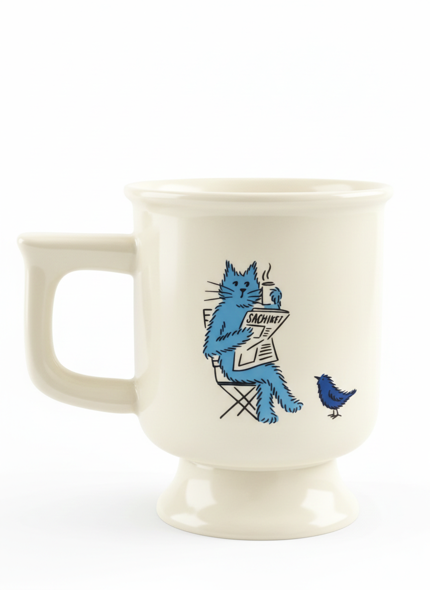 （預購）韓國 Sachiket Sunday Morning 馬克杯｜Sachiket Sunday Morning Pedestal Mug
