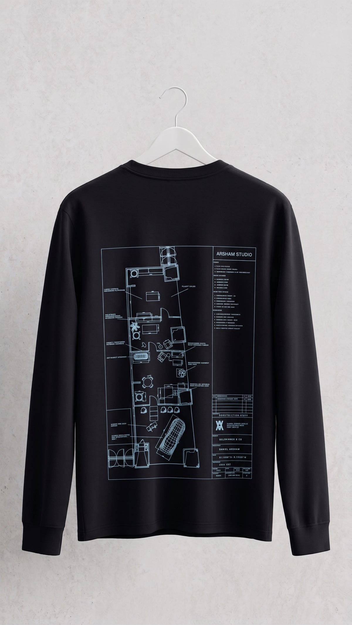 丹尼爾・阿沙姆 Daniel Arsham｜Arsham studio限量長袖T恤 Arsham studio Limited Long Sleeve Tee