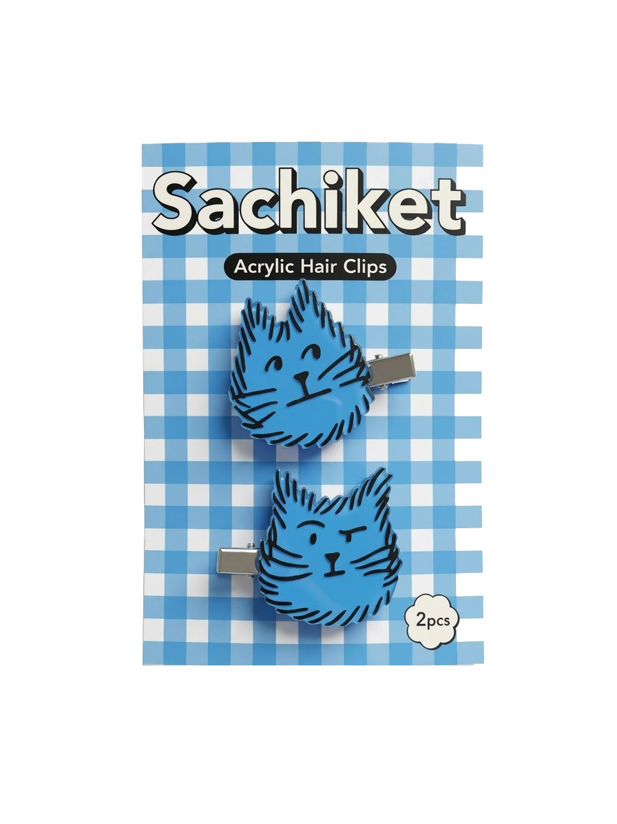 韓國 Sachiket 造型髮夾組｜Sachiket Acrylic Hair Clips