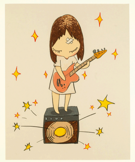 Yoshitomo Nara 奈良美智 Guitar Girl《吉他女孩》