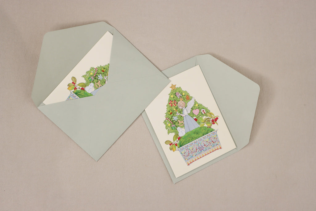 永島千裕 Chihiro Nagashima｜燙金聖誕賀卡組 Gold Foil Christmas Card Set