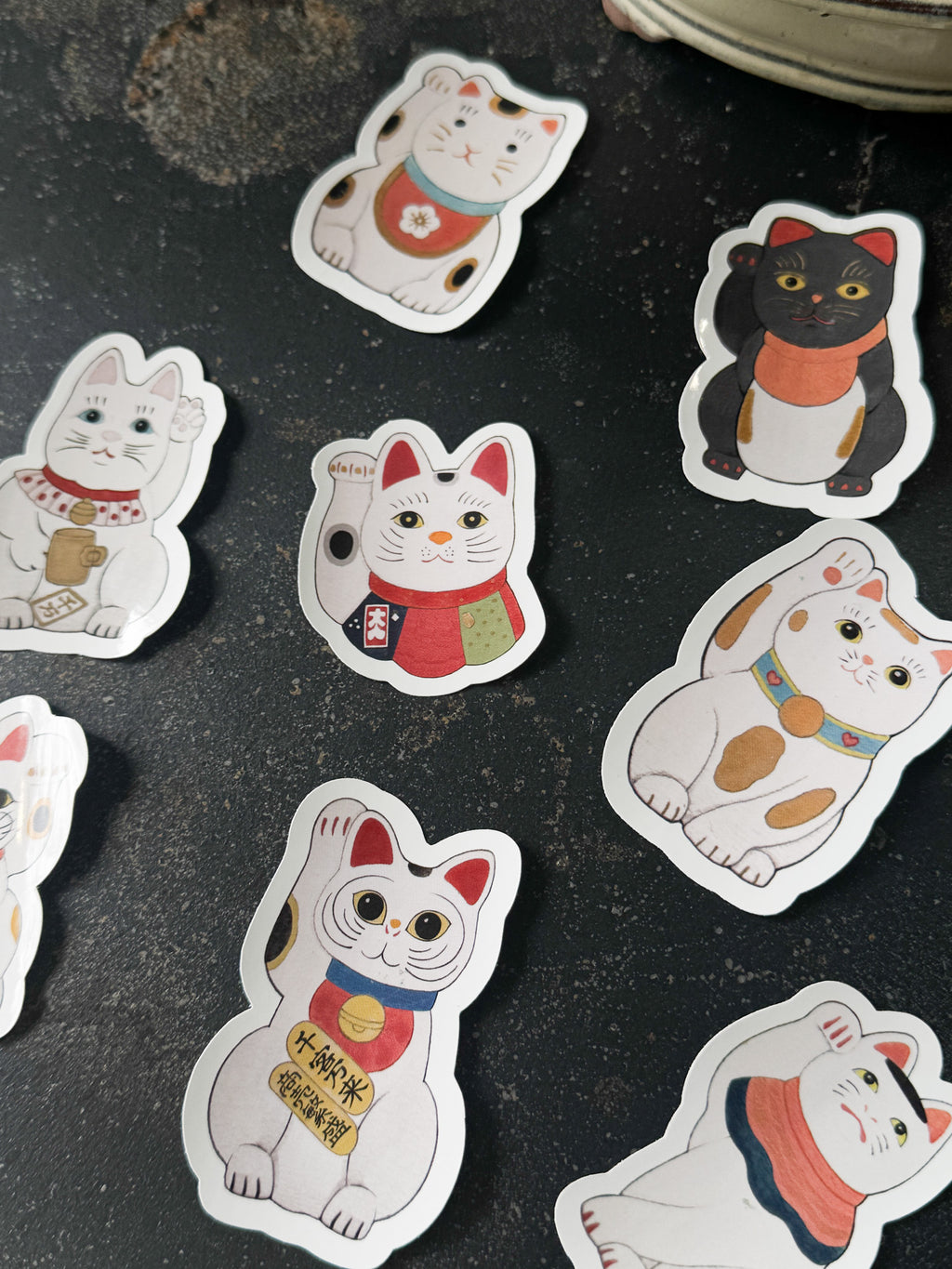 永島千裕 Chihiro Nagashima ｜招財貓貼紙組 Maneki-neko Sticker Pack