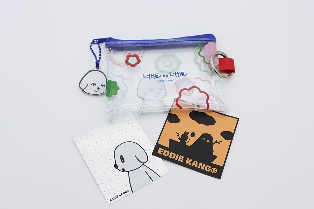 Eddie Kang｜Loveless 多功能拉鍊收納包（附限定貼紙組） Loveless PVC Multi Pouch (Stickers Included)