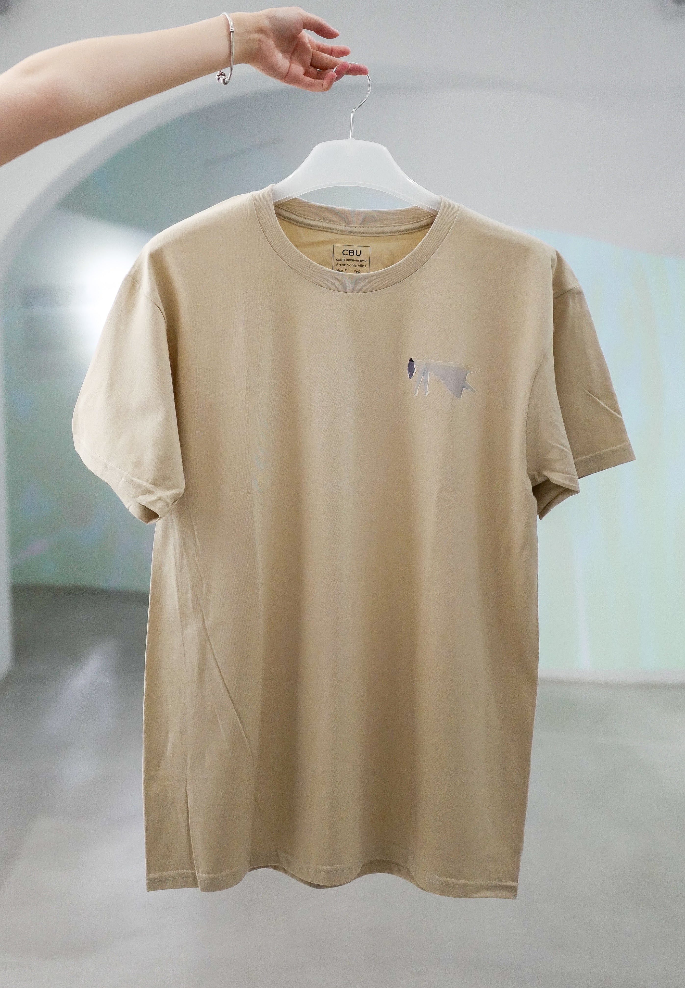 Sonia Alins｜"Calm" 米色短恤  Beige Tee