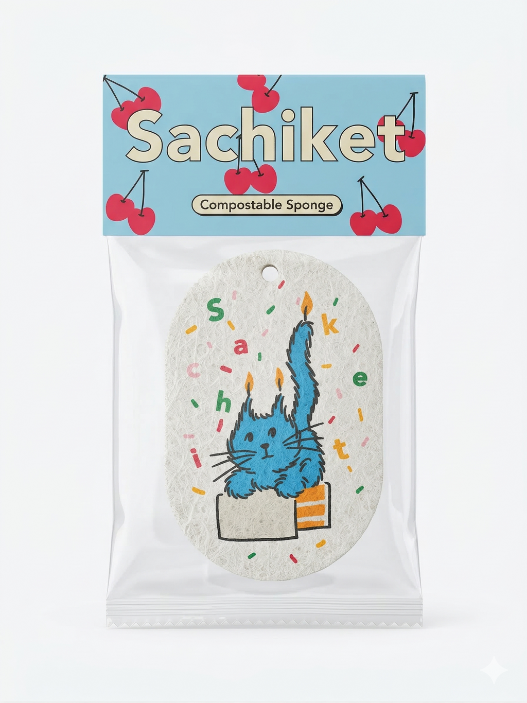 （預購）韓國 Sachiket 木棉漿海綿（2款）｜Sachiket Compostable Sponge (2styles)