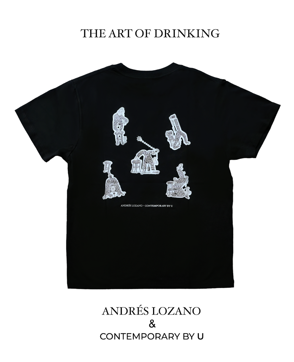 Andrés Lozano The Art of Drinking Tee 安德烈斯·洛薩諾插畫《The Art of Drinking》 限量Tee