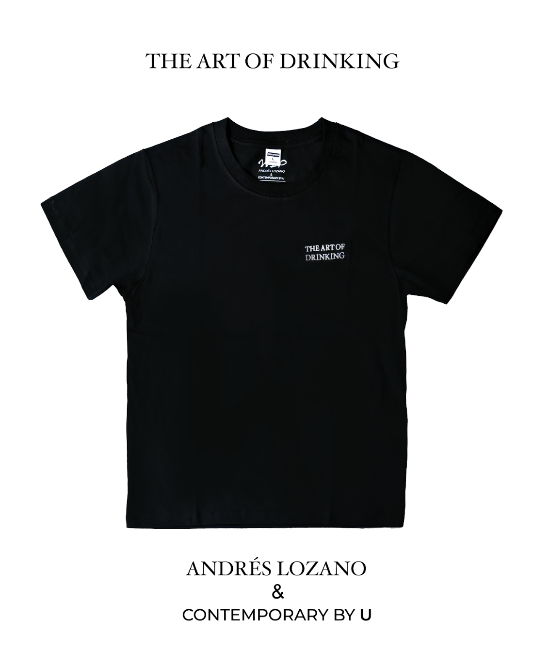Andrés Lozano The Art of Drinking Tee 安德烈斯·洛薩諾插畫《The Art of Drinking》 限量Tee