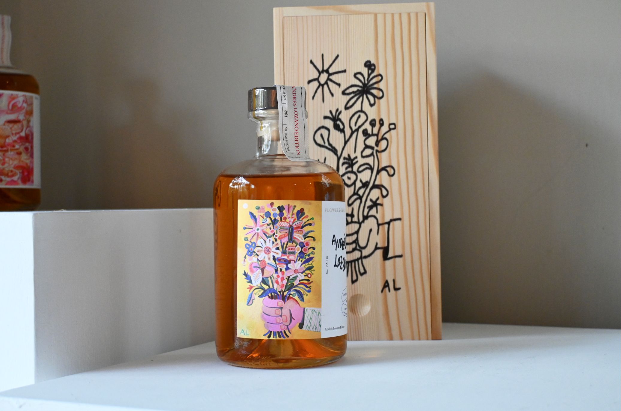 Andrés Lozano x CONTEMPORARY BY U  Limited Edition Artist Collaboration Spirit藝術家限量20版聯名酒款（手繪精裝版）