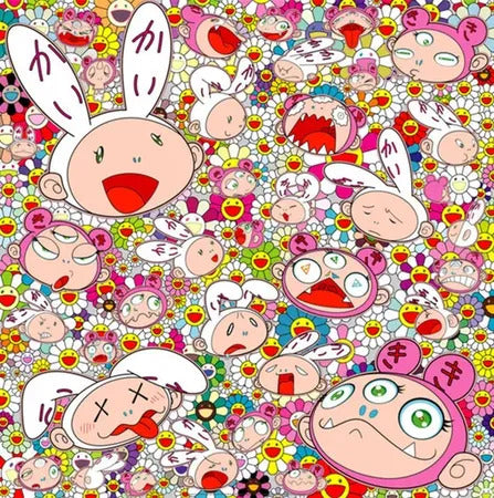 Takashi Murakami -There’s bound to be difficult time There’s bound to be sad times But we won’t lose heart; we’d rather not cry, so laugh, we will!