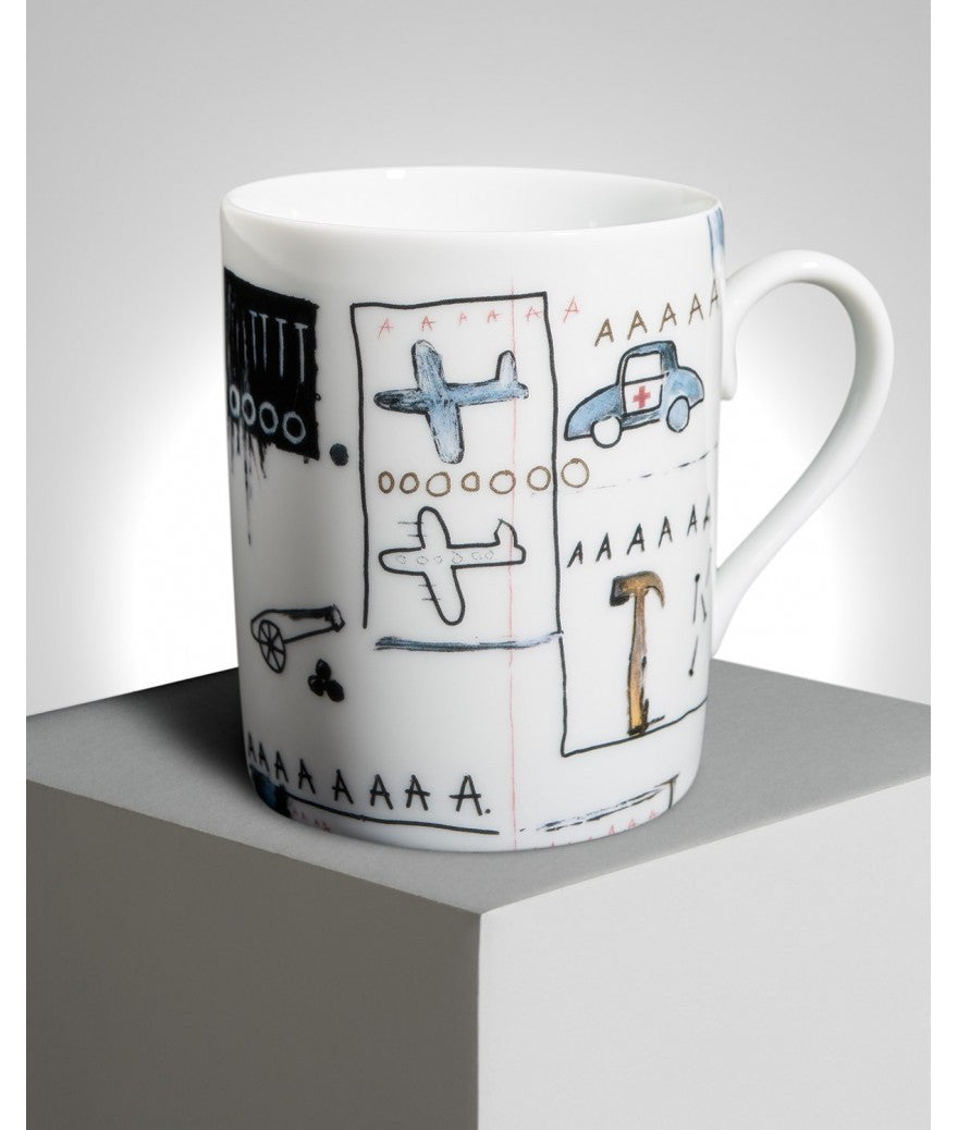 BASQUIAT porcelain mug ”AAA” 陶瓷馬克杯