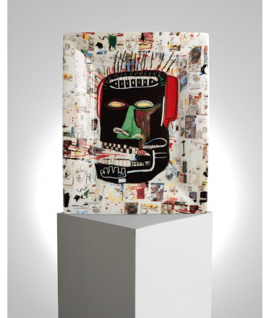 BASQUIAT porcelain plate ”Glenn” 陶瓷盤