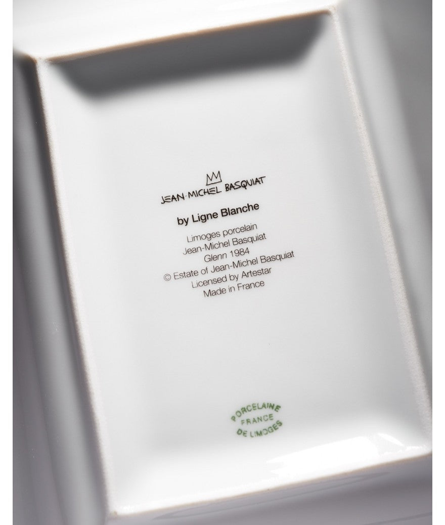 BASQUIAT porcelain plate ”Glenn” 陶瓷盤