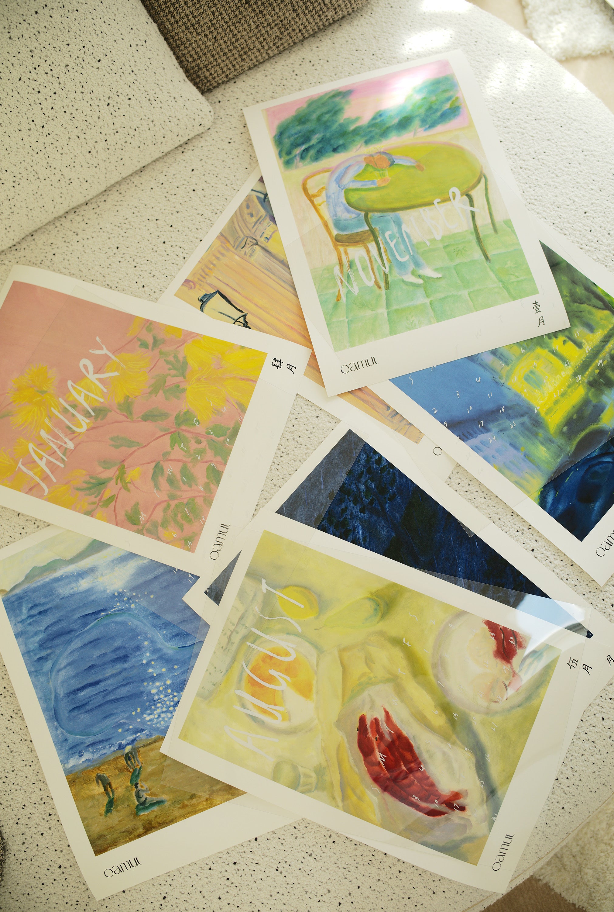 鹵貓 Oamul 2026年 藝術年曆禮盒
