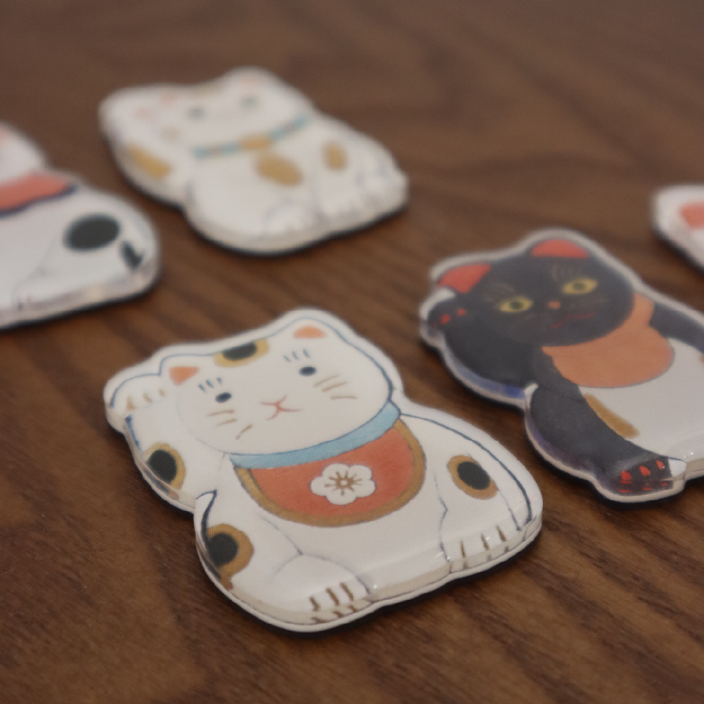 永島千裕 Chihiro Nagashima ｜招財貓磁鐵組 Maneki-neko Magnet Set