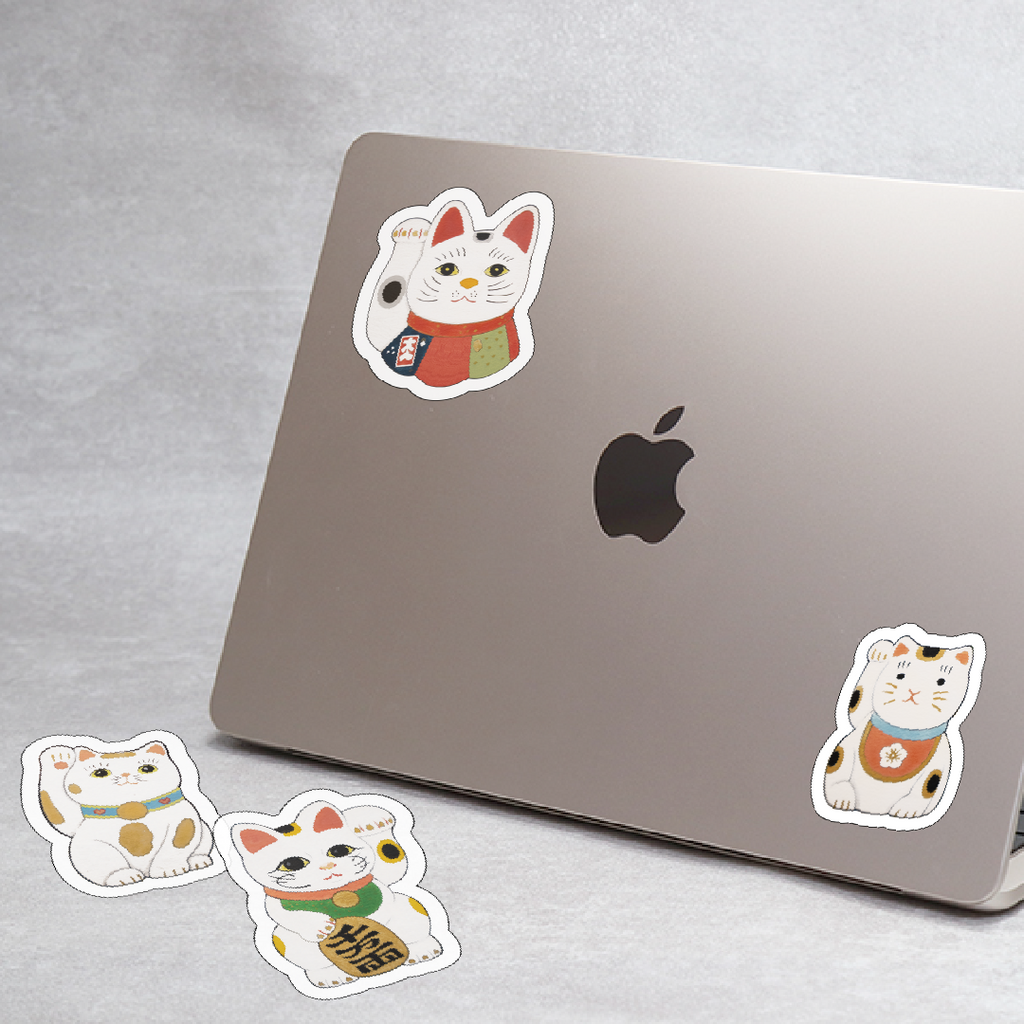 永島千裕 Chihiro Nagashima ｜招財貓貼紙組 Maneki-neko Sticker Pack