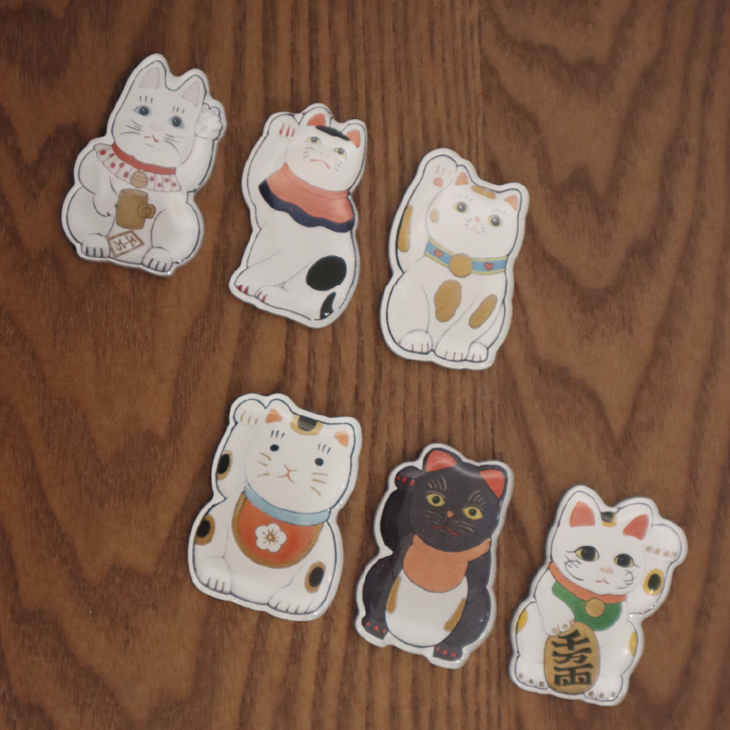 永島千裕 Chihiro Nagashima ｜招財貓磁鐵組 Maneki-neko Magnet Set