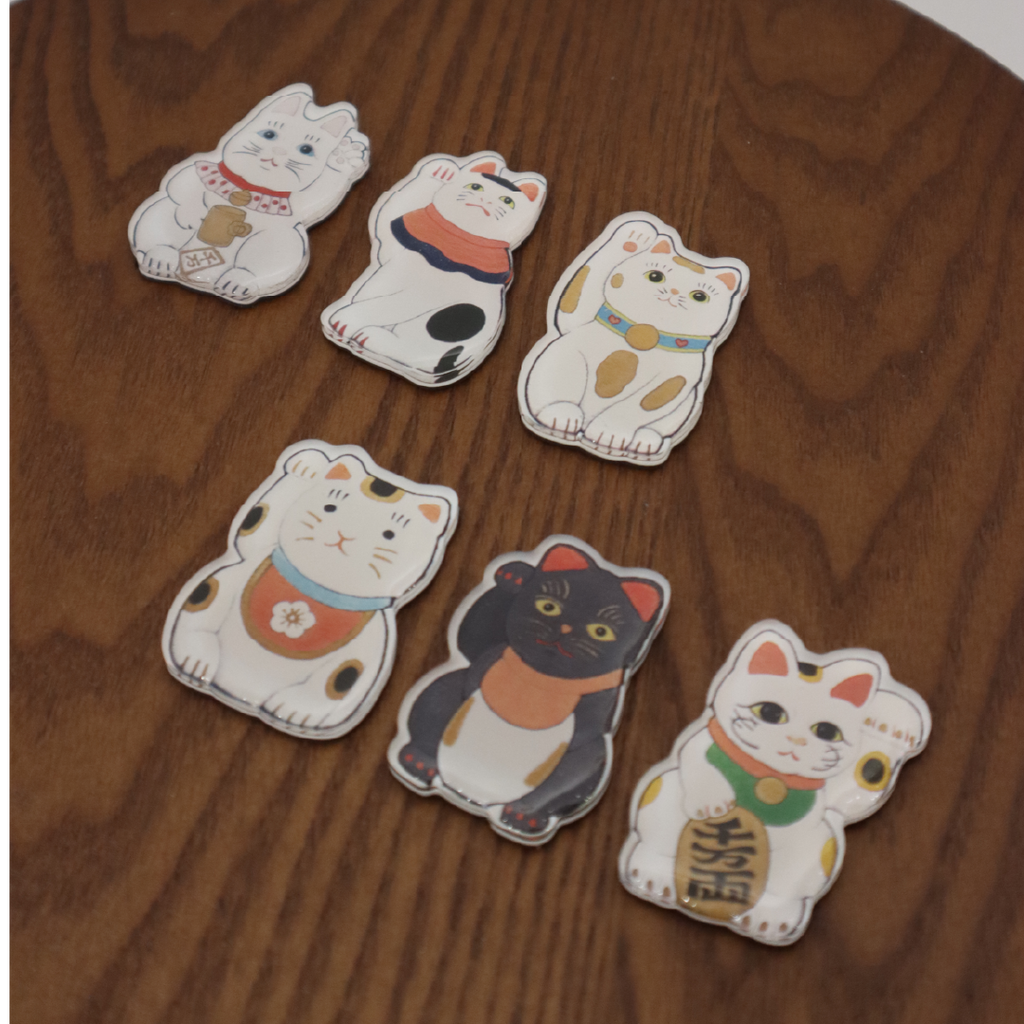 永島千裕 Chihiro Nagashima ｜招財貓磁鐵組 Maneki-neko Magnet Set