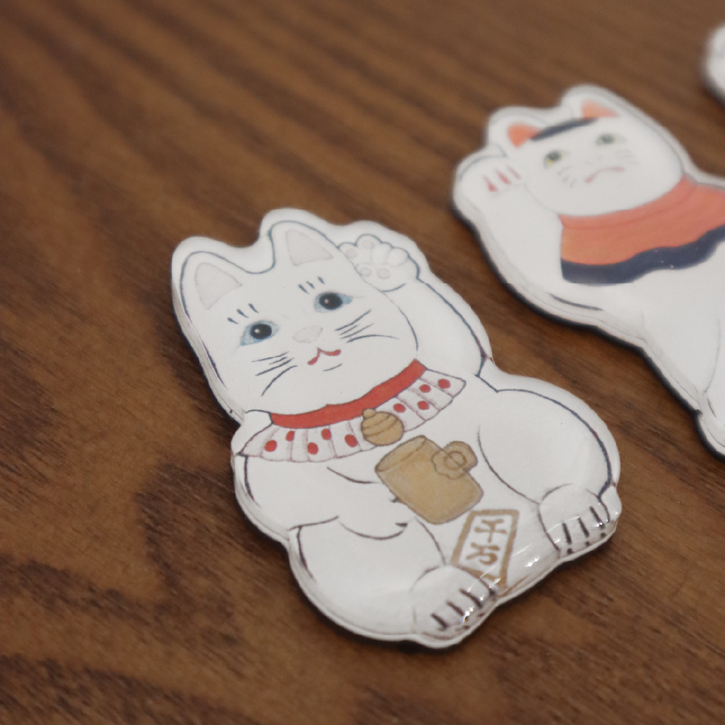 永島千裕 Chihiro Nagashima ｜招財貓磁鐵組 Maneki-neko Magnet Set