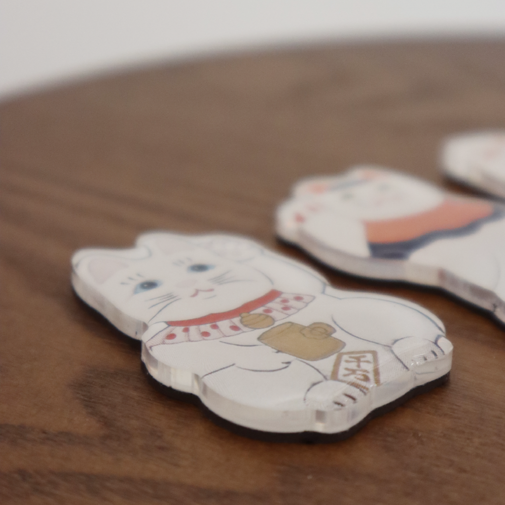 永島千裕 Chihiro Nagashima ｜招財貓磁鐵組 Maneki-neko Magnet Set