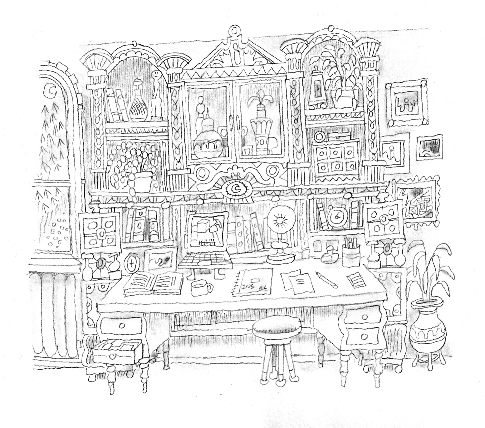 Andrés Lozano -Desk 4《桌（四）》