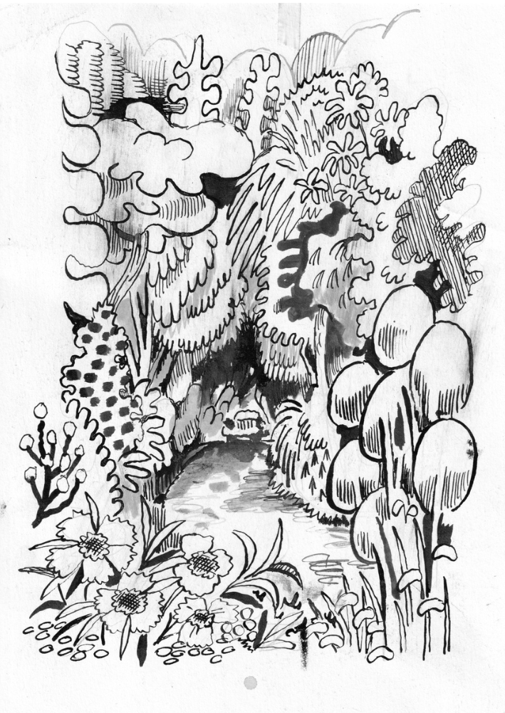 Andrés Lozano -Drawing 1《手稿（一）》