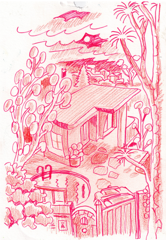 Andrés Lozano -Drawing 17《手稿（17）》