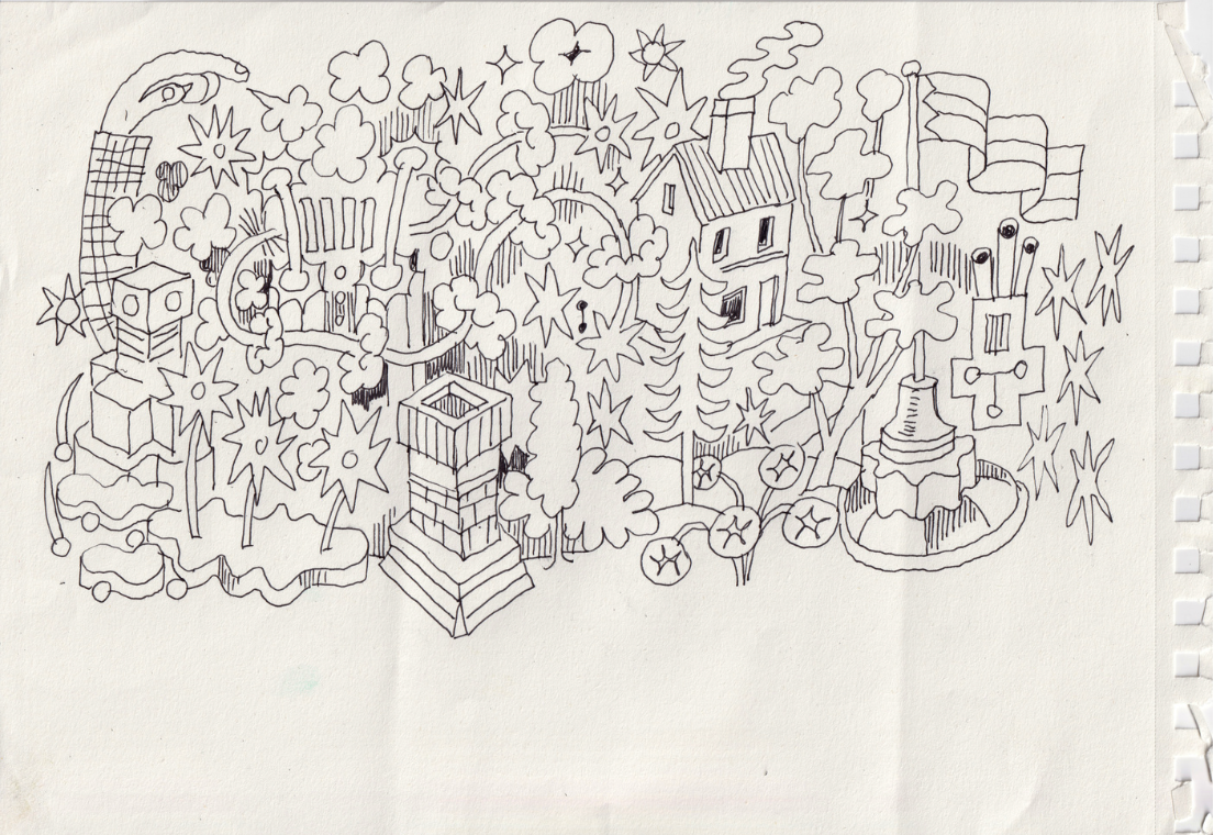 Andrés Lozano -Drawing 9《手稿（9）》
