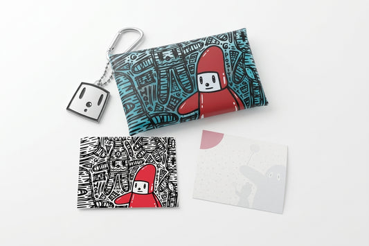 Eddie Kang｜Storyteller 雙開扣式 PVC 收納包（附贈貼紙）Storyteller PVC Multi Pouch (Stickers Included)
