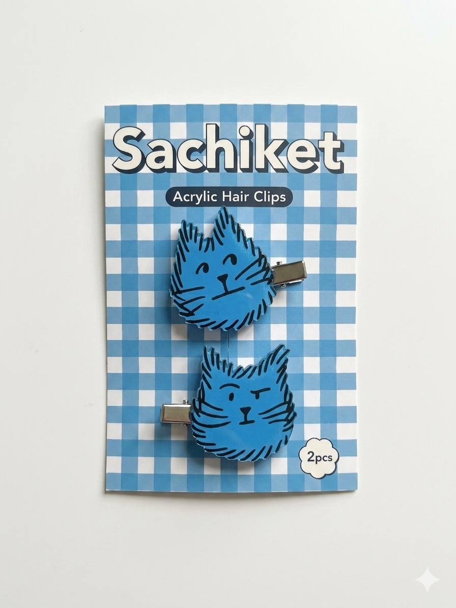 （預購）韓國 Sachiket 造型髮夾組｜Sachiket Acrylic Hair Clips